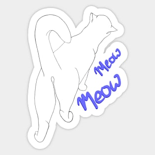 Meow Meow Sticker